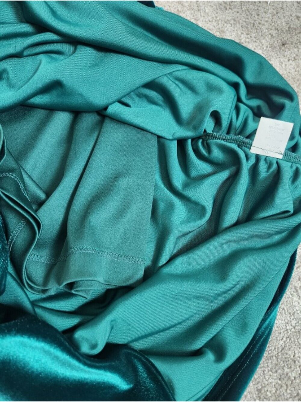 New Revolve Bailey 44 Green Velvet Ruched Skirt Size Small Stretchy Fairy - Picture 13 of 14